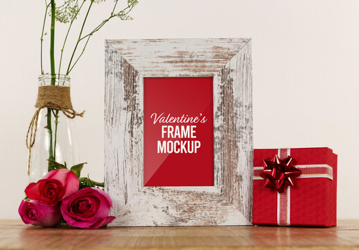 Valentines Frame Mockup
