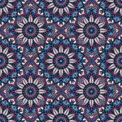 Mandala ornament pattern. Seamless oriental texture. Orintal, arabic, turkish, ottoman motif