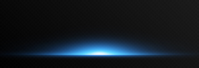 Vector glowing lines. Horizontal glowing lines png, magic glow, dawn, explosion, blue light png.