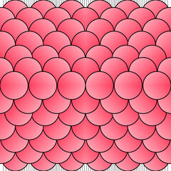 pink fish scale geometric background pattern   © Eakkarach