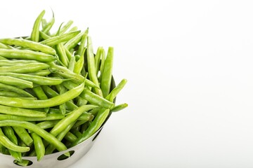Bowl of french green beans
