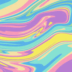 abstract colorful vector holo holographic marble background with waves