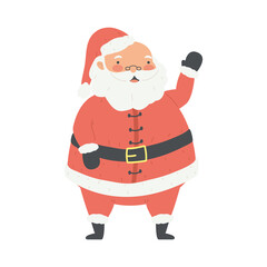 cute santa illustration