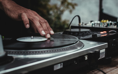 DJ playing during the incredible party