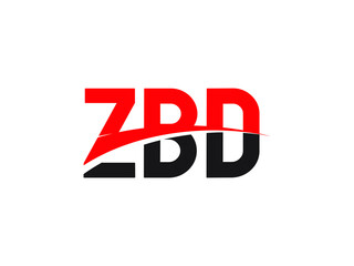 ZBD Letter Initial Logo Design Vector Illustration