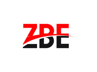 ZBE Letter Initial Logo Design Vector Illustration