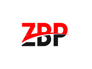 ZBP Letter Initial Logo Design Vector Illustration
