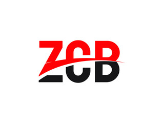 ZCB Letter Initial Logo Design Vector Illustration
