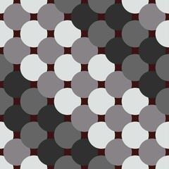 grey abstraction consisting of circles. seamless print from circles. vector abstraction