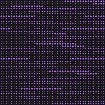 seamless print abstraction from krgs of different shapes. pink circles on a black background. mesh of circles for clothing or print or background