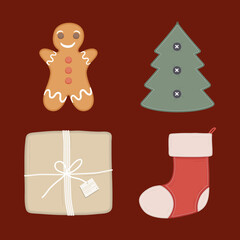 four christmas icons