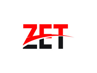 ZET Letter Initial Logo Design Vector Illustration - obrazy, fototapety, plakaty