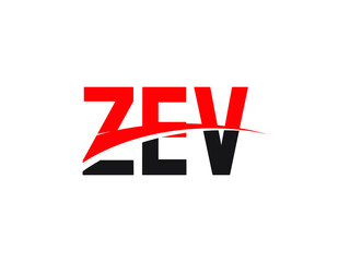 ZEV Letter Initial Logo Design Vector Illustration