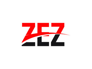 ZEZ Letter Initial Logo Design Vector Illustration