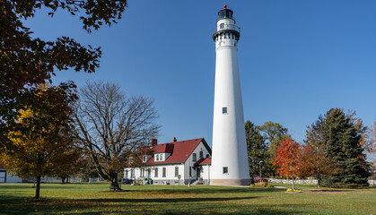 Lighthouse Wind Point Wisconsin