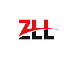 ZLL Letter Initial Logo Design Vector Illustration