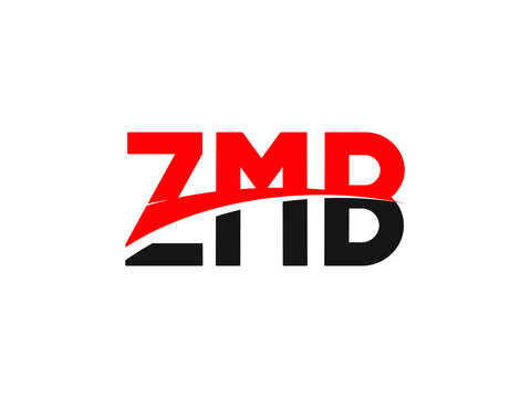 ZMB Letter Initial Logo Design Vector Illustration