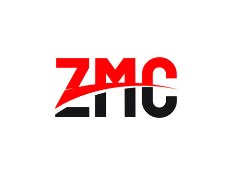 ZMC Letter Initial Logo Design Vector Illustration