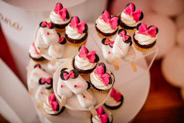 Full Frame Shot Of Multi Cupcakes
