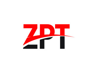 ZPT Letter Initial Logo Design Vector Illustration