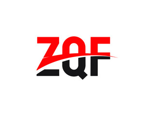 ZQF Letter Initial Logo Design Vector Illustration