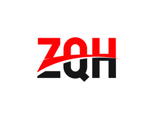 ZQH Letter Initial Logo Design Vector Illustration