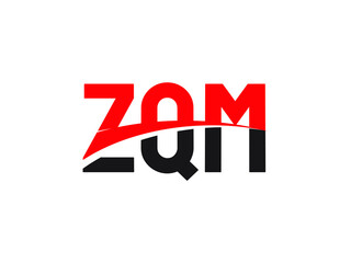ZQM Letter Initial Logo Design Vector Illustration