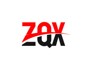 ZQX Letter Initial Logo Design Vector Illustration