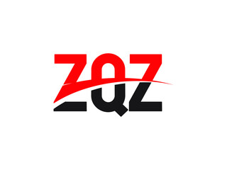 ZQZ Letter Initial Logo Design Vector Illustration