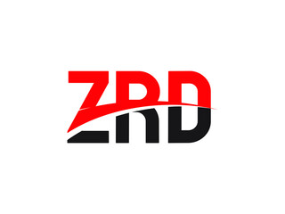 ZRD Letter Initial Logo Design Vector Illustration