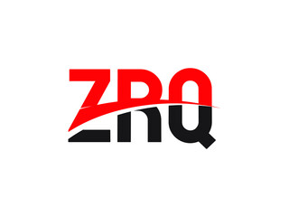 ZRQ Letter Initial Logo Design Vector Illustration