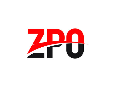 ZPO Letter Initial Logo Design Vector Illustration