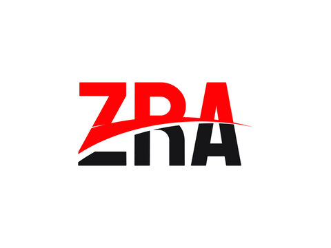 ZRA Letter Initial Logo Design Vector Illustration