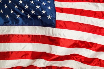 Closeup of the American Flag