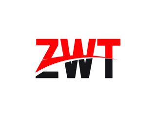 ZWT Letter Initial Logo Design Vector Illustration