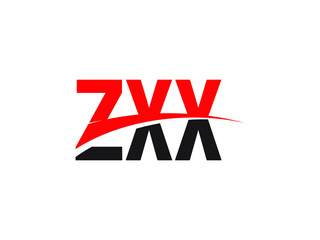 ZXX Letter Initial Logo Design Vector Illustration