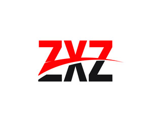 ZXZ Letter Initial Logo Design Vector Illustration