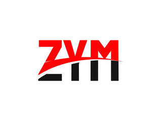 ZYM Letter Initial Logo Design Vector Illustration