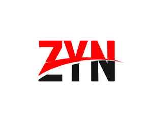 ZYN Letter Initial Logo Design Vector Illustration