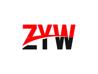 ZYW Letter Initial Logo Design Vector Illustration