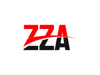 Obraz premium ZZA Letter Initial Logo Design Vector Illustration
