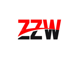 ZZW Letter Initial Logo Design Vector Illustration