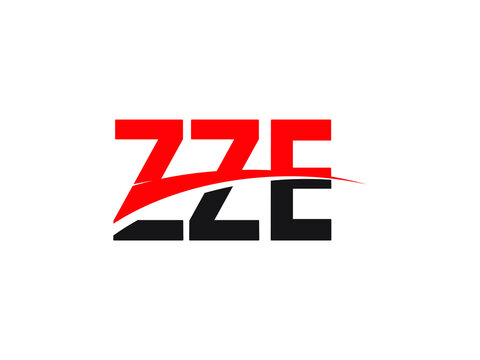 ZZE Letter Initial Logo Design Vector Illustration