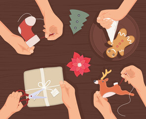 getting ready for christmas