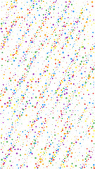 Festive adorable confetti. Celebration stars. Rain