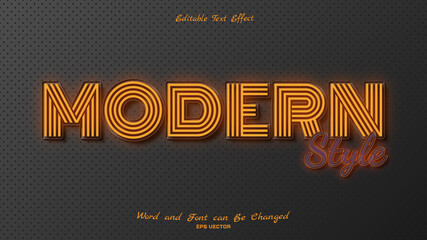 beautiful modern text effect