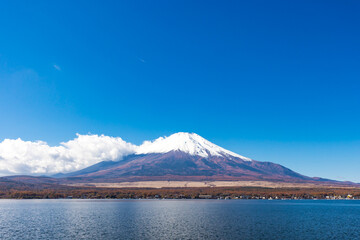 (山梨県ｰ風景)青空と富士山１
