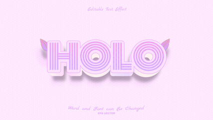 beautiful holo text effect