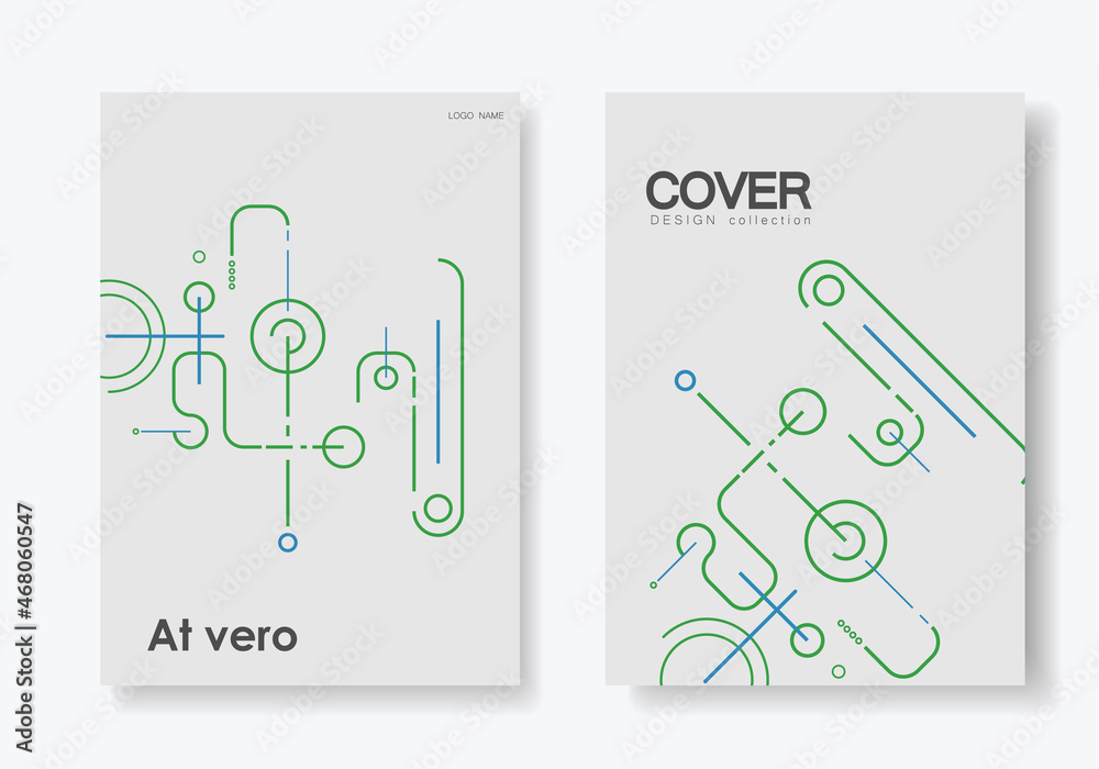 Poster abstract technological art backdrop. colorful communication connect construction. cover templates fo