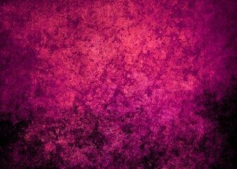 Pink crimson magenta antique old background with blur, gradient and watercolor texture. Space for artistic creation and graphic design. Grunge texture. Background paper texture for vintage design.
